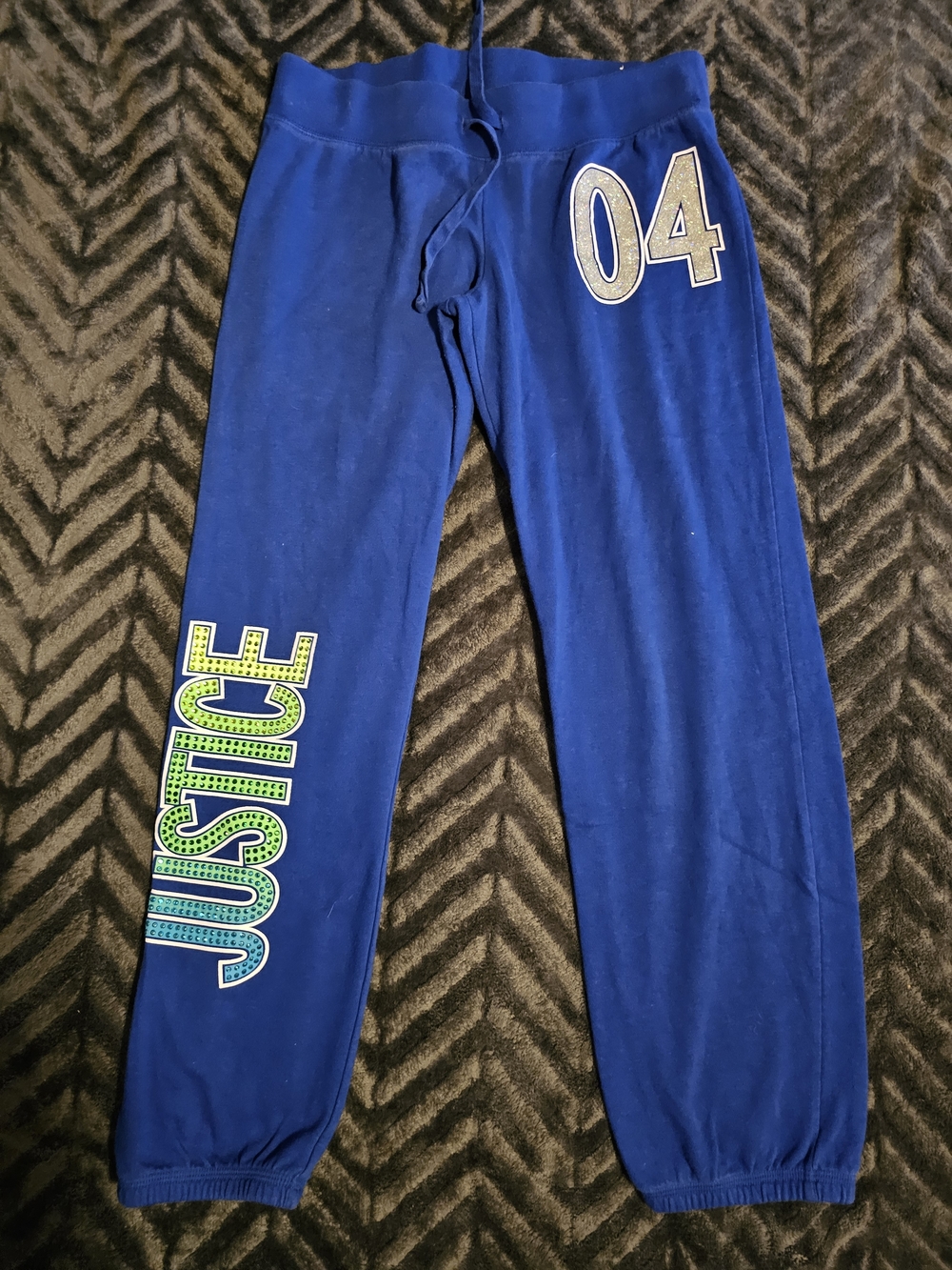 💙 Justice Girls Jogger Sweatpants – Size 18 💙